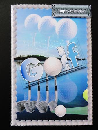 Golf Men by Valerie Spowart