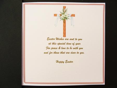 Easter Wishes 8x8ins Card Making Insert1 by Valerie Spowart