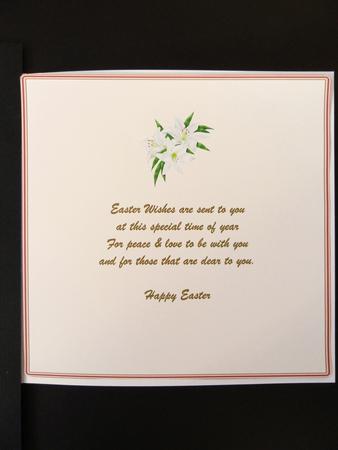 Easter Wishes 8x8ins Card Making Insert2 by Valerie Spowart