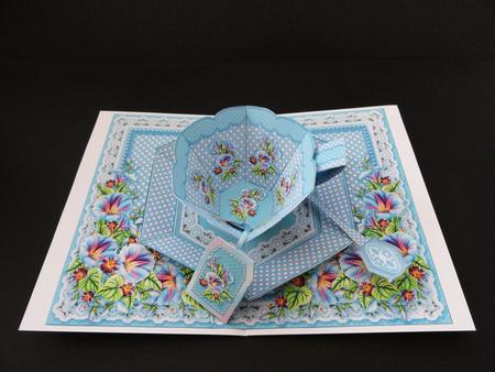 Time for Tea Pop-up Kit - Morning Glory by Valerie Spowart