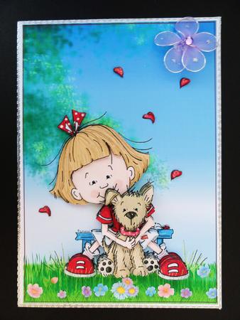 My Best Friend Decoupage by Valerie Spowart