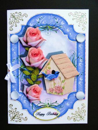Female Birthday Card or Special Occasion by Valerie Spowart