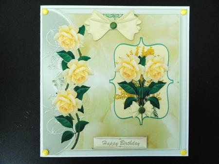Lovely Lemon Roses by Valerie Spowart