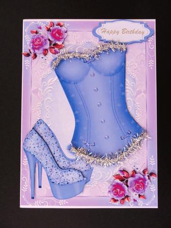 Lovely Basque in Lilac by Valerie Spowart
