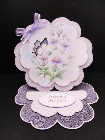 Wildflowers & Butterfly Petal Easle by Valerie Spowart