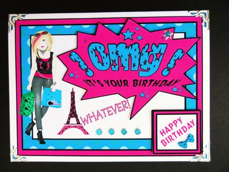 Omg It's Your Birthday -girl by Valerie Spowart