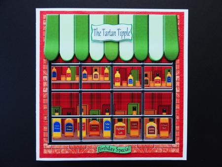 The Red Tartan Tipple by Valerie Spowart