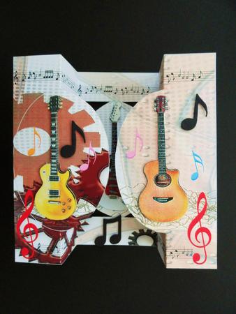 Guitar Trifold by Valerie Spowart