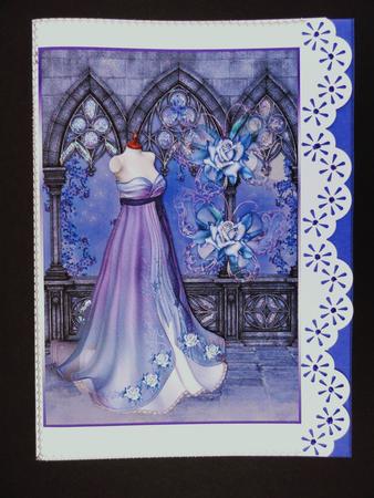 Vintage Dress in Beautiful Bleu by Valerie Spowart