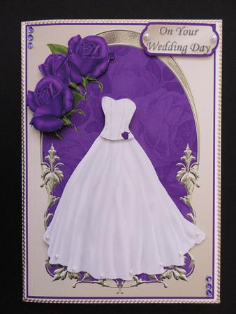 Wedding Dress and Roses by Valerie Spowart