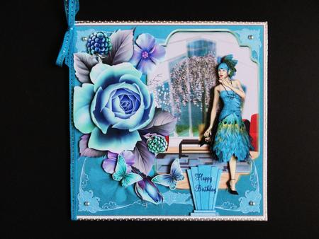 Art Deco Style Peacock Beauty Mini Kit by Valerie Spowart