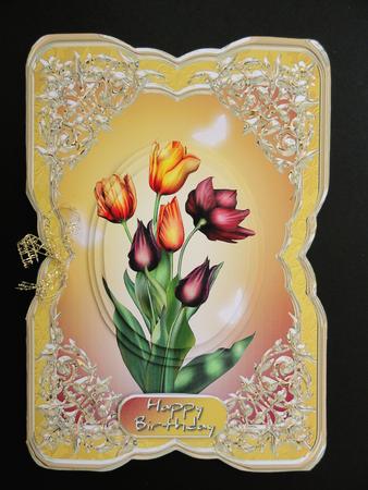 Shaped Card Mini Kit - Tulips by Valerie Spowart