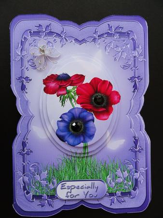 Shaped Card Mini Kit - Anemones by Valerie Spowart