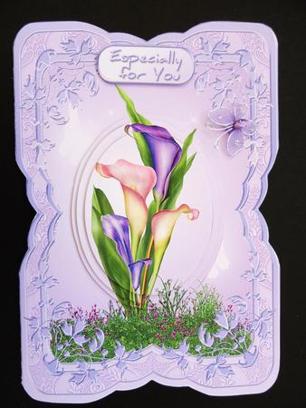 Shaped Card Mini Kit - Calla Lilies by Valerie Spowart