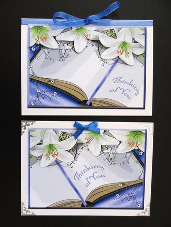 Remembrance Book & Lilies by Valerie Spowart