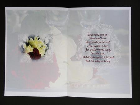 Roses for You - Insert 3 by Valerie Spowart