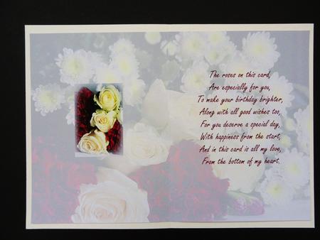 Roses for You - Insert 2 by Valerie Spowart