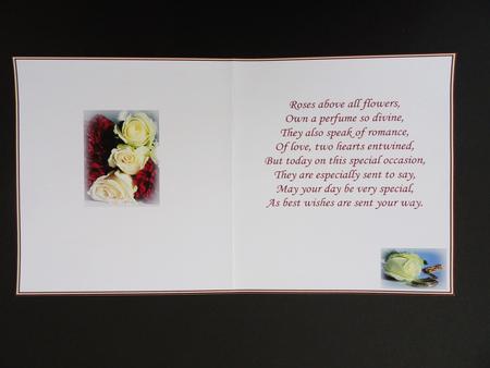 Roses for You - Insert 1 by Valerie Spowart
