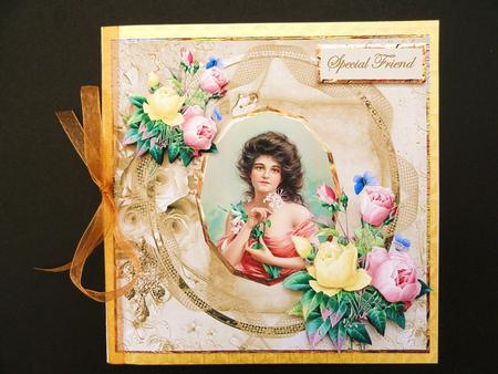 Beauty in the Flowers and Vintage Lady by Valerie Spowart
