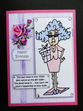 Stella Has Good News for Your Birthday Quick Card by Valerie Spowart