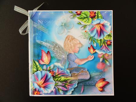 Little Girl Fairy with Flowers & Flutters by Valerie Spowart
