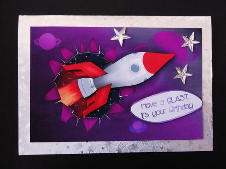 Rocket Ripped Birthday by Valerie Spowart