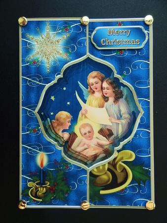 Choir of Angels Offset Fold Card Mini Kit by Valerie Spowart