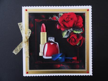 Lipstick and Roses by Valerie Spowart