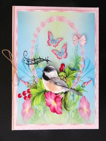 Birdsong in Pink 2 by Valerie Spowart