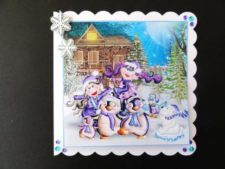 Scalloped Christmas Carol Singers by Valerie Spowart