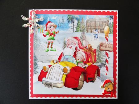 Santas Car Please Stop Here by Valerie Spowart