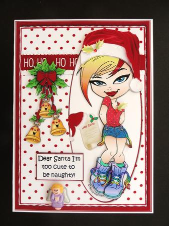 Teen Diva Dear Santa I'm Cute by Valerie Spowart