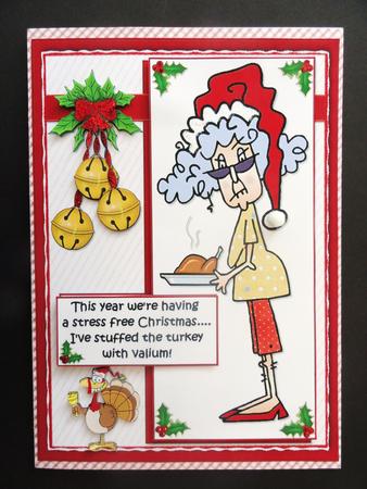 Stella Wants a Stress Free Christmas Quick Card by Valerie Spowart