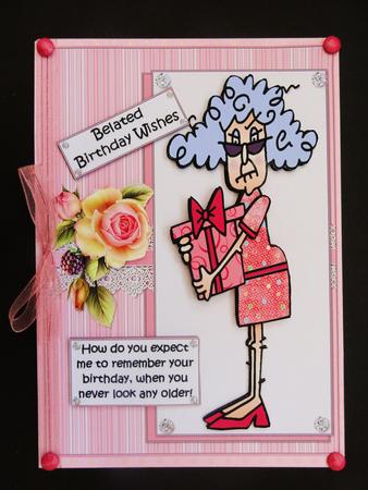 Stella Sends Belated Birthday Wishes by Valerie Spowart