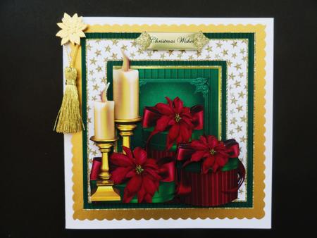 Mini Kit Christmas Poinsettia's by Valerie Spowart