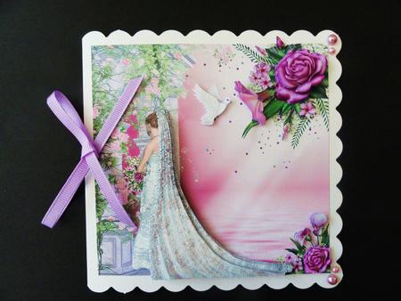 Pink Roses Bridal Arch Mini Kit by Valerie Spowart