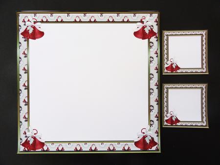 Vintage Christmas 8 x 8ins Insert 1 by Valerie Spowart
