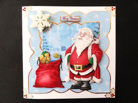 Santa Thinks That Sack is Too Heavy by Valerie Spowart