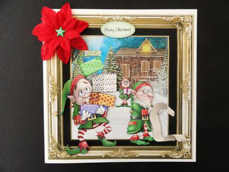 The Christmas Gnomes at Work by Valerie Spowart