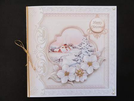 White Christmas Winter Village Topper & Decoupage by Valerie Spowart