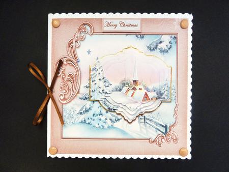 Vintage Hamlet Card Front with a Shaped Pyramid by Valerie Spowart