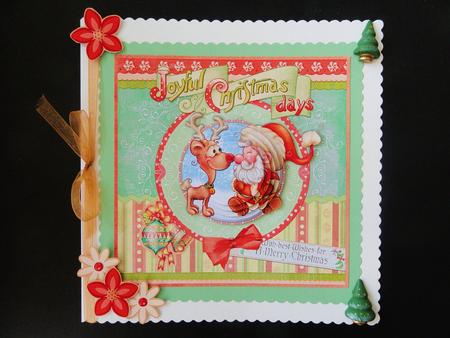 Christmas Are You Ready Quick Card Topper & Pyramage by Valerie Spowart