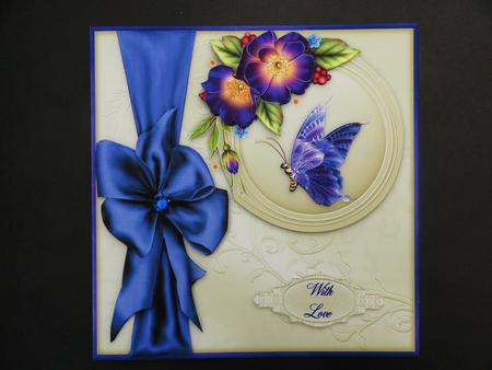 All Aflutter 8" Square Card Mini-kit by Valerie Spowart