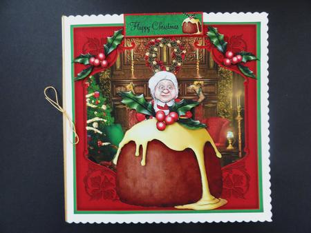 And That's the Pudding Done! Card Topper by Valerie Spowart