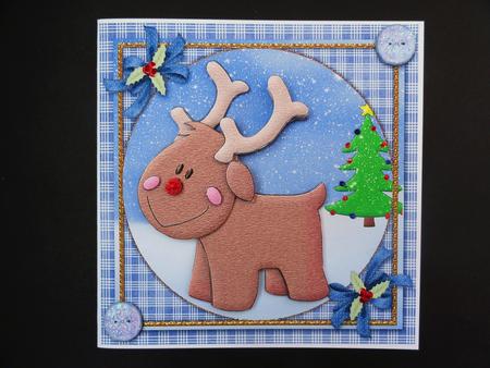 Baby Blue Rudolph by Valerie Spowart