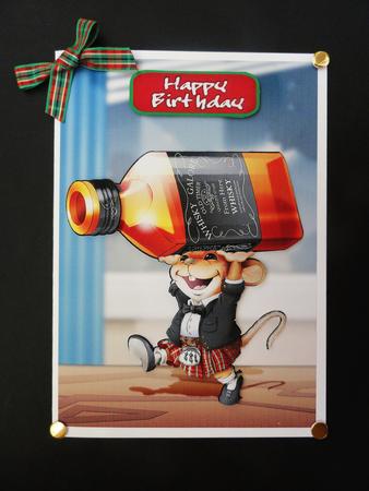 Scots Whisky Mouse! by Valerie Spowart