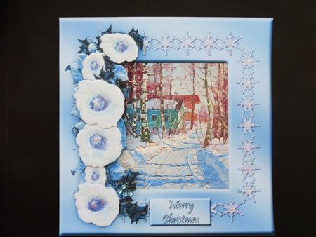 Christmas Road Home Framed Art Mini Kit by Valerie Spowart