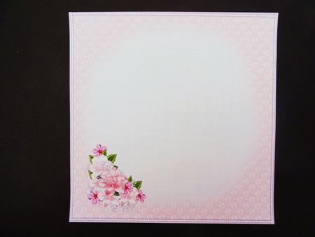 8x8 Pink Gardenias Insert Plate by Valerie Spowart