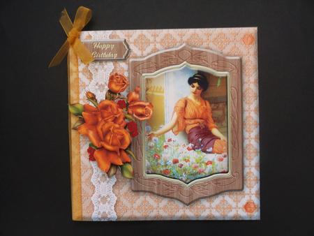 Picking Flowers Vintage Art Mini Kit by Valerie Spowart