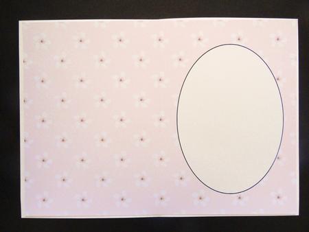 Cream Floral Insert by Valerie Spowart